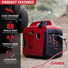 A-iPower - 1700 Watt Portable Inverter Generator With CO Alert - Inverter