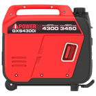 A-iPower - 4300W Portable Inverter Generator with CO Alert for RV, Camping & Home Backup - Inverter Generator