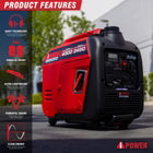 A-iPower - 4300W Portable Inverter Generator with CO Alert for RV, Camping & Home Backup - Inverter Generator
