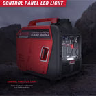 A-iPower - 4300W Portable Inverter Generator with CO Alert for RV, Camping & Home Backup - Inverter Generator