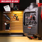 A-iPower - 4300W Portable Inverter Generator with CO Alert for RV, Camping & Home Backup - Inverter Generator