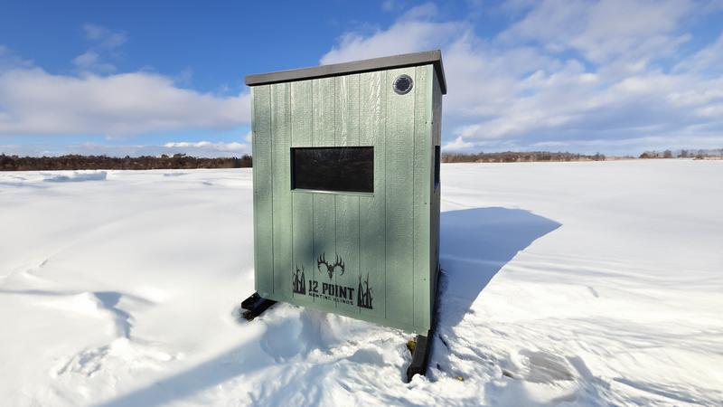 12 Point Hunting Blinds - 5X5 Ice Fishing Shack