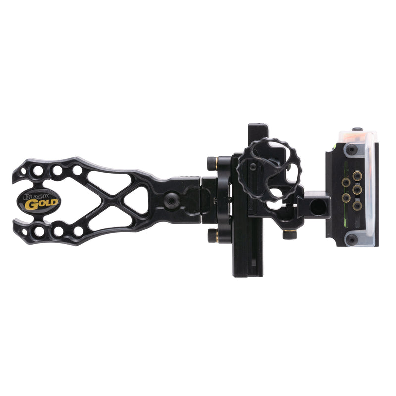 Black Gold - Ascent Verdict 4" Dovetail 5 Pin HD Head Scope .019 RH - Bow Sights
