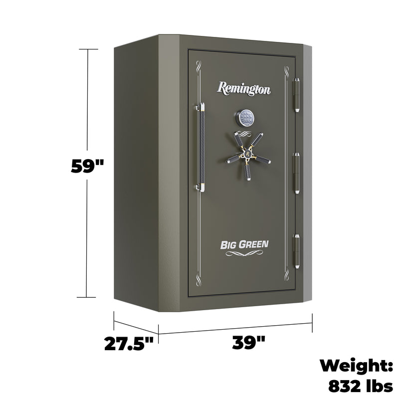 Remington - BIG GREEN 44-Gun Safe - 90 Minute Fire Rating