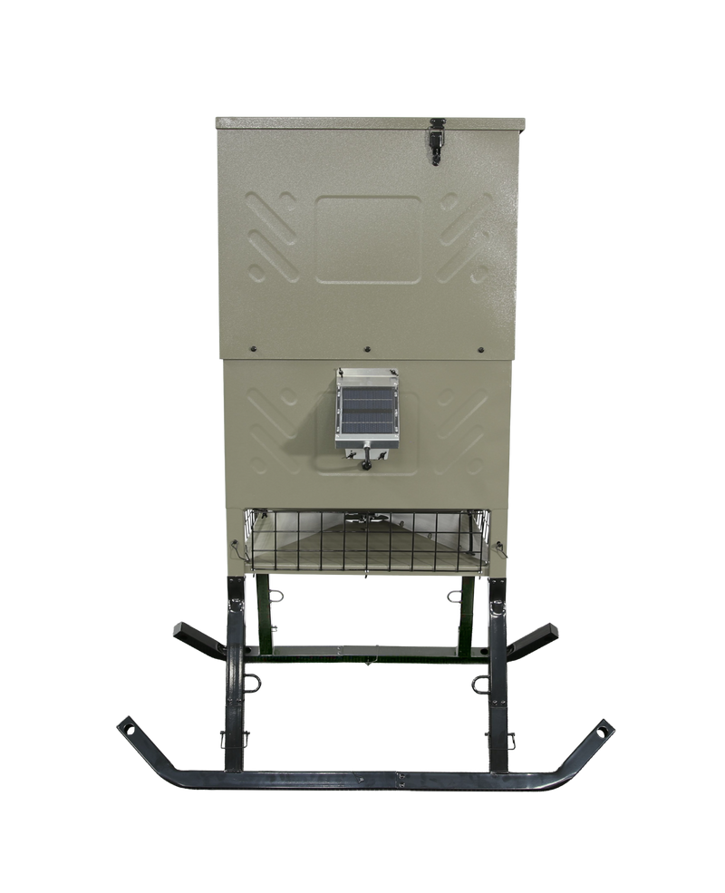 Boss Buck - 600lb FILL SLED FEEDER W/ DIVERTER PLATE & SOLAR PANEL