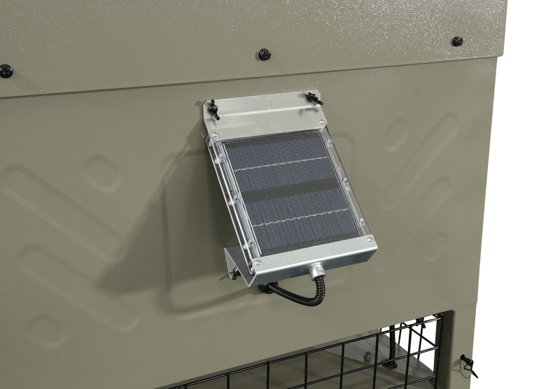 Boss Buck - 600lb FILL SLED FEEDER W/ DIVERTER PLATE & SOLAR PANEL