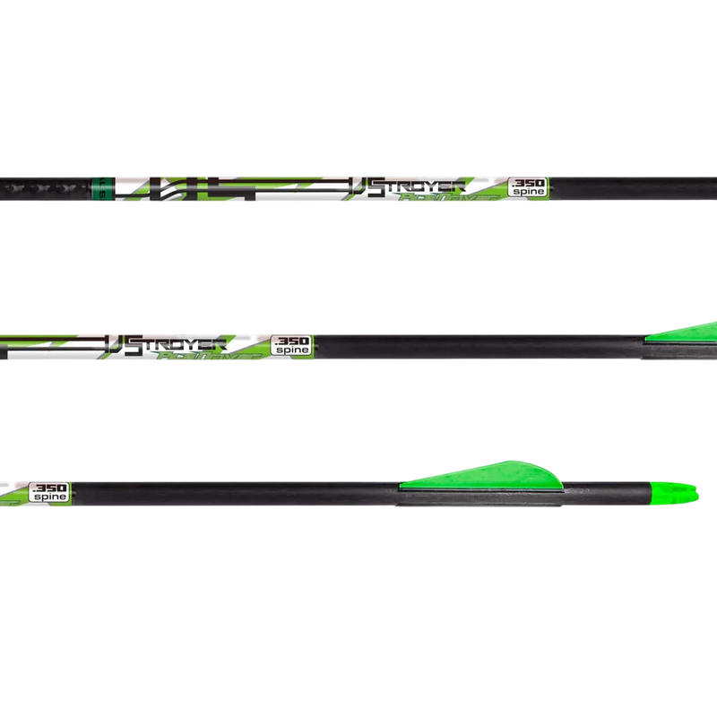 Carbon Express - D-Stroyer Piledriver Arrows 400 Spines 6 Pack Fletched - Arrow Shafts