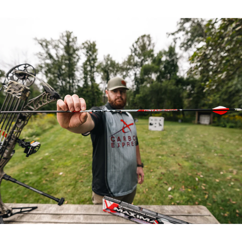 Carbon Express - Maxima Triad XSD 300 Hunting Arrows 6/PK Fletched - Arrow Shafts