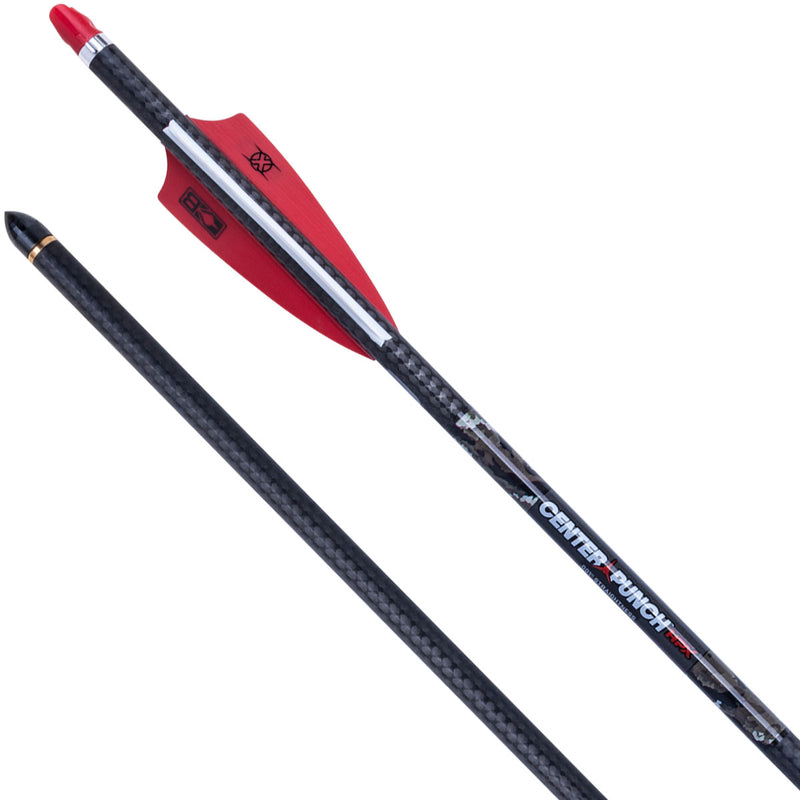 TenPoint - CenterPunch HPX Premium Carbon Arrows 20'' W/ Alpha-Nock HPX .001'' - Arrow Shafts