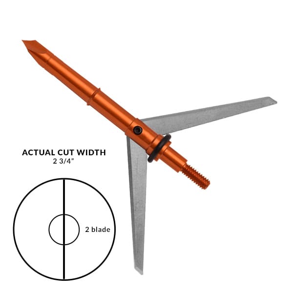 Dead Ringer - Super-Freak Extreme Broadhead 100 Grain 2 Blade - Broadheads