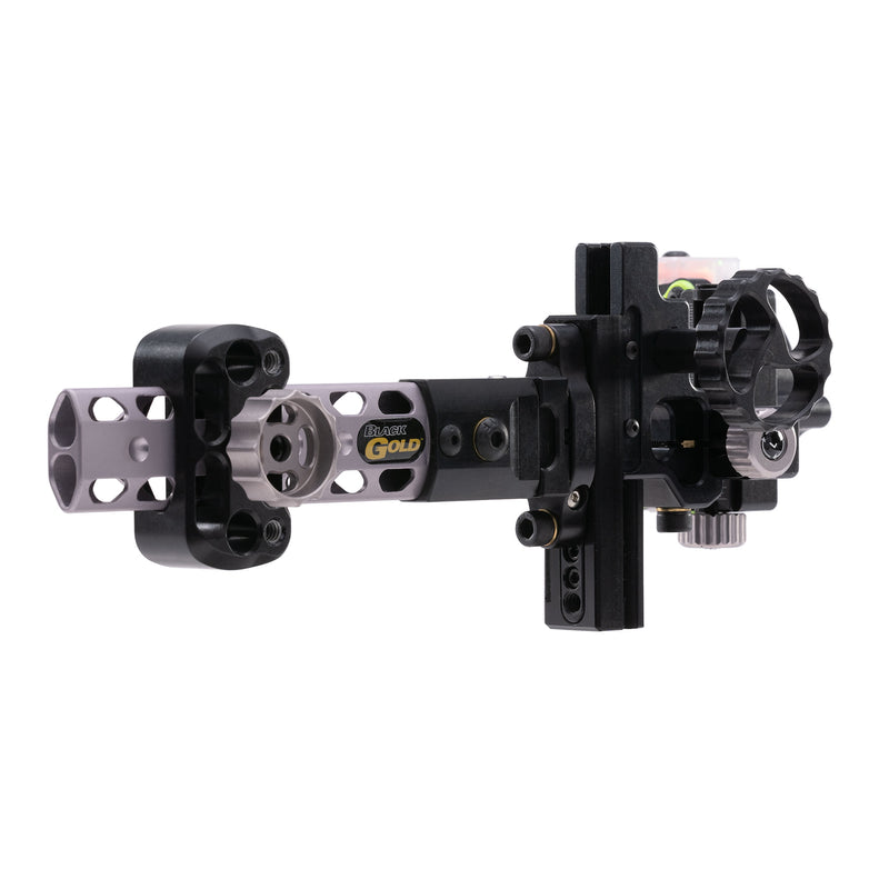 Black Gold - Pro Dual Track 2 Pin Vertical 4" Dovetail Scope - Bow Sights