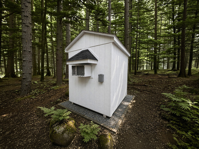 12 Point Hunting Blinds - 7’x8′ Deer Cooler Shed - Game Shed