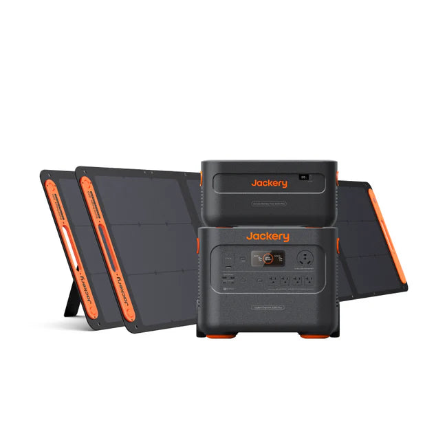 Jackery - E2000 Plus Kit (4kWh) + Battery Pack + 2x SolarSaga 200W