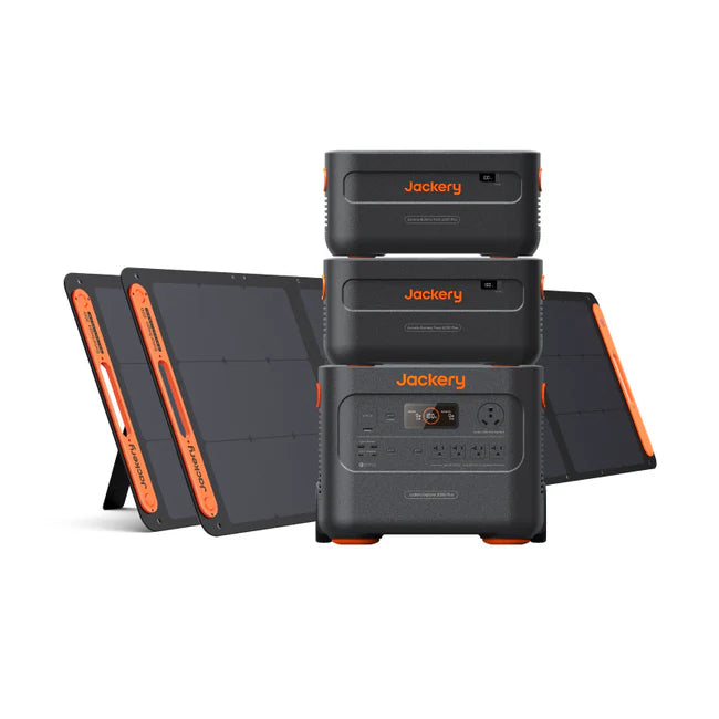 Jackery - Explorer 2000 Plus Kit (6kWh) + 2x Battery Pack + 2x SolarSaga 200W