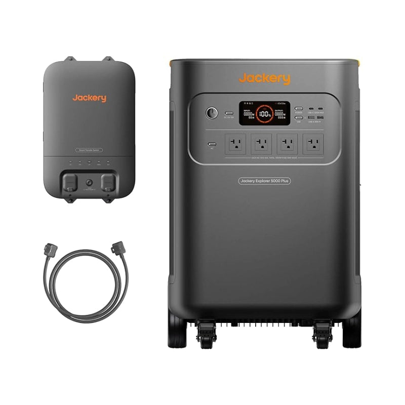 Jackery E5000 Plus + Smart Transfer Switch