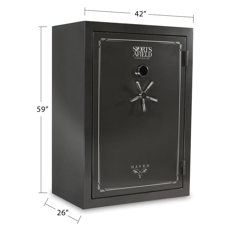 Sports Afield - HAVEN 48-Gun Safe - 75 Minute Fire Rating