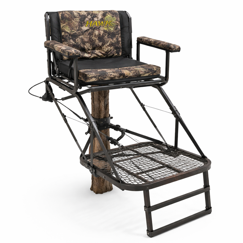 HawkNest Elite Camouflage Tree Stand System
