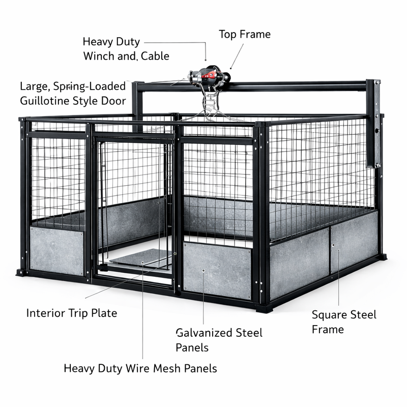 TitanLock Industrial Hog Containment & Lift System