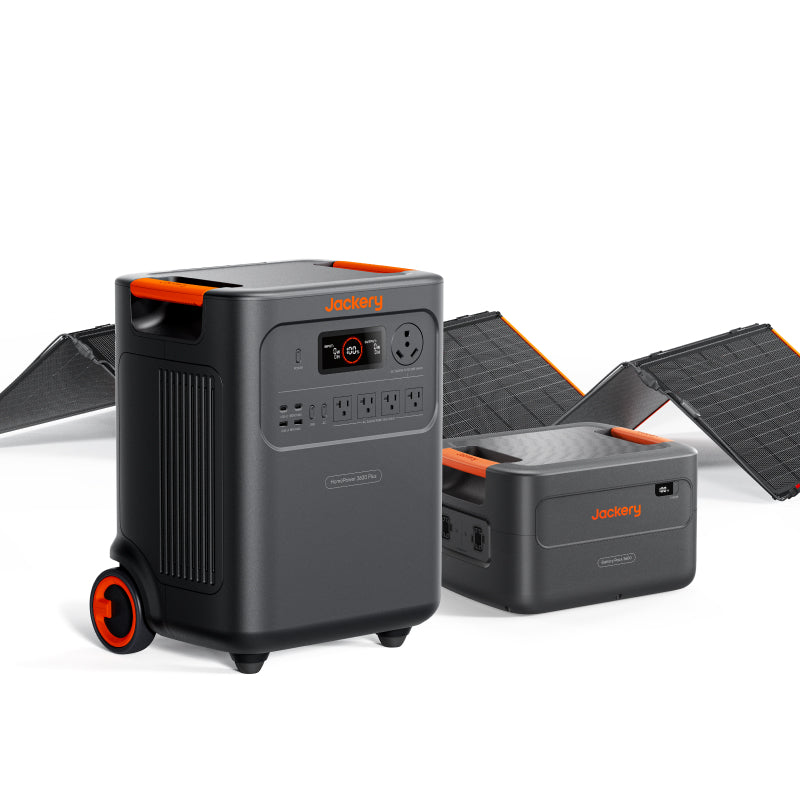 Jackery - HomePower 3600 Plus + Battery Pack 3600 + SolarSaga 500Wx Solar Panel