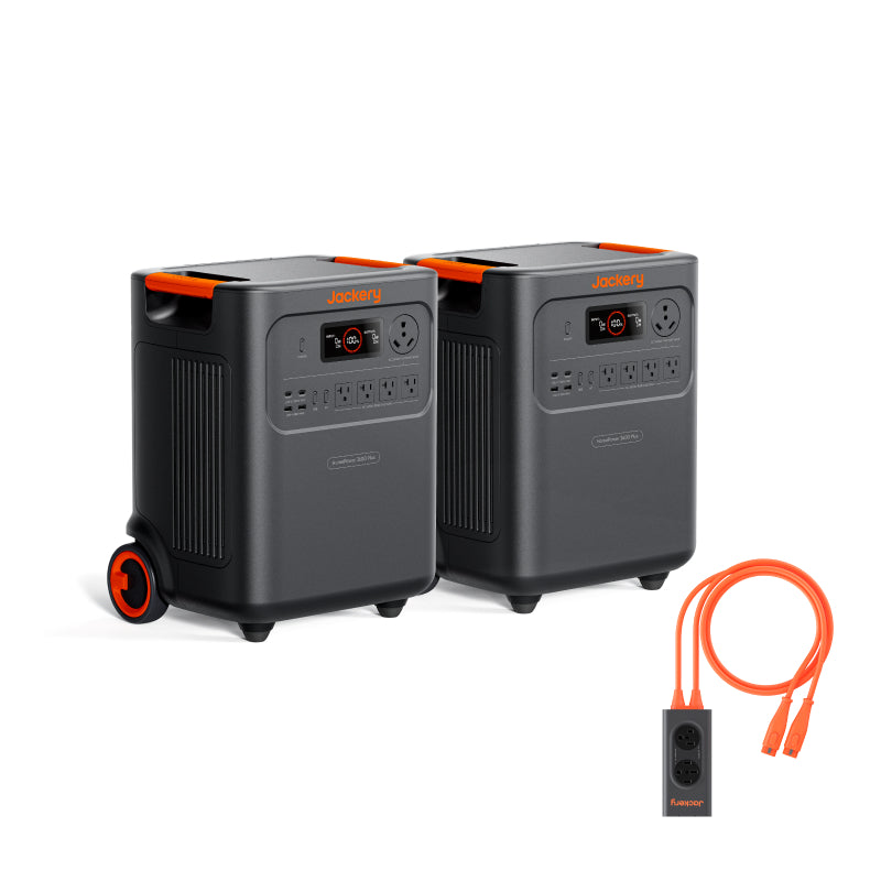 Jackery - HomePower 3600 Plus X 2 Connect