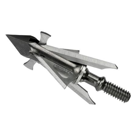 Muzzy - Trocar 4-Blade HB-Hybrid Crossbow Broadhead 1" X 1 5/8" Cut 100 gr 3/pk - Broadheads