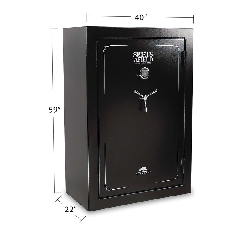 Sports Afield - PRESERVE 40-Gun Safe - 45 Minute Fire Rating