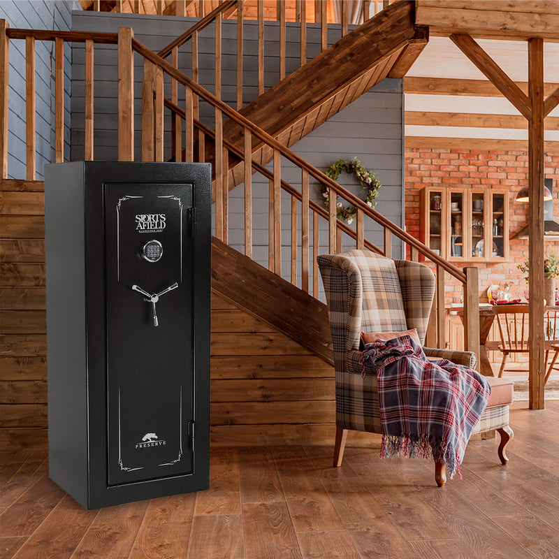 Sports Afield - PRESERVE 24-Gun Safe - 45 Minute Fire Rating