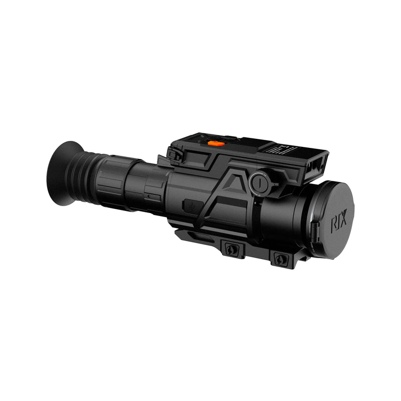 RIX Tactical - DBH-D6 Thermal Imaging Scope 60mm Objective 3X Magnification Multiple Reticles Black - Thermal Optics