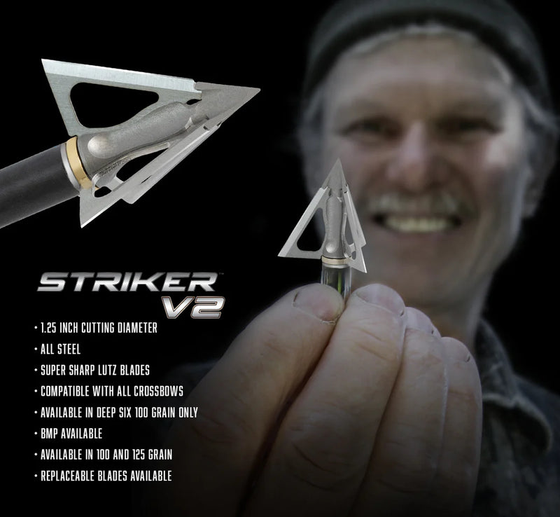 G5 Outdoors - Striker V2 Broadhead 100 GR - Broadheads