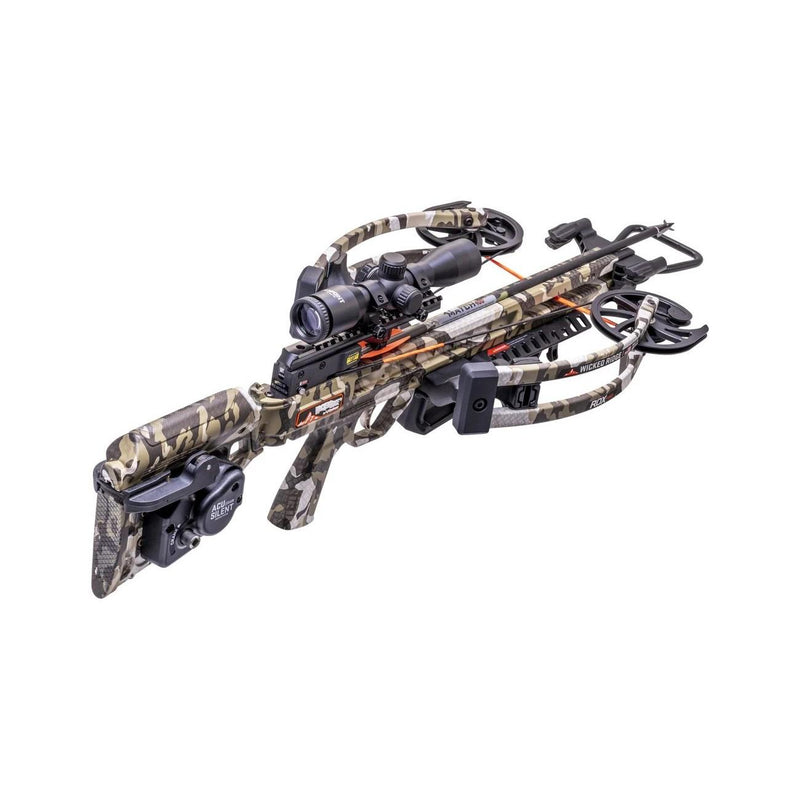 Wicked Ridge - RDX 410 Reverse-Draw Crossbow ACUdraw Silent Pro-View 400 Scope Peak XT - Crossbow