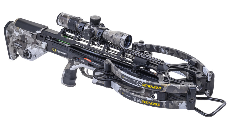 TenPoint - TX Ultra 29.5 Crossbow ACUslide MAXX Vektra Camo with EVO-X Elite Scope - Crossbow