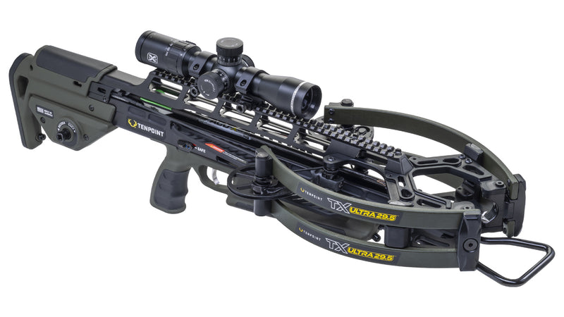 TenPoint - TX Ultra 29.5 Crossbow ACUslide MAXX Moss Green with EVO-X Elite Scope - Crossbow