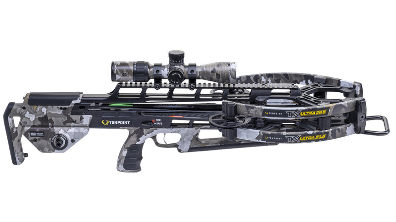 TenPoint - TX Ultra 29.5 Crossbow ACUslide MAXX Vektra Camo with EVO-X Elite Scope - Crossbow