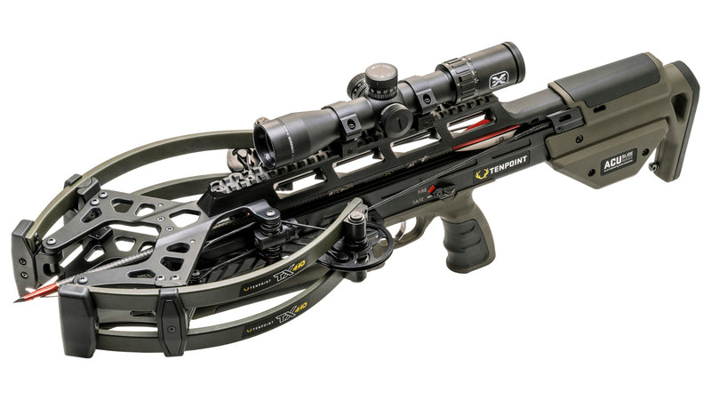 TenPoint - TX 440 ACUslide MAXX EVO-X Elite Black Scope Moss Green - Crossbow