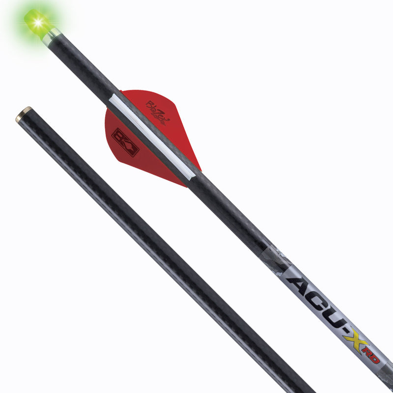 TenPoint - ACU-X Lighted RD Premium Carbon Arrows for Rail-less Reverse-Draw Crossbows 20" .001" 3/CT - Arrow Shafts