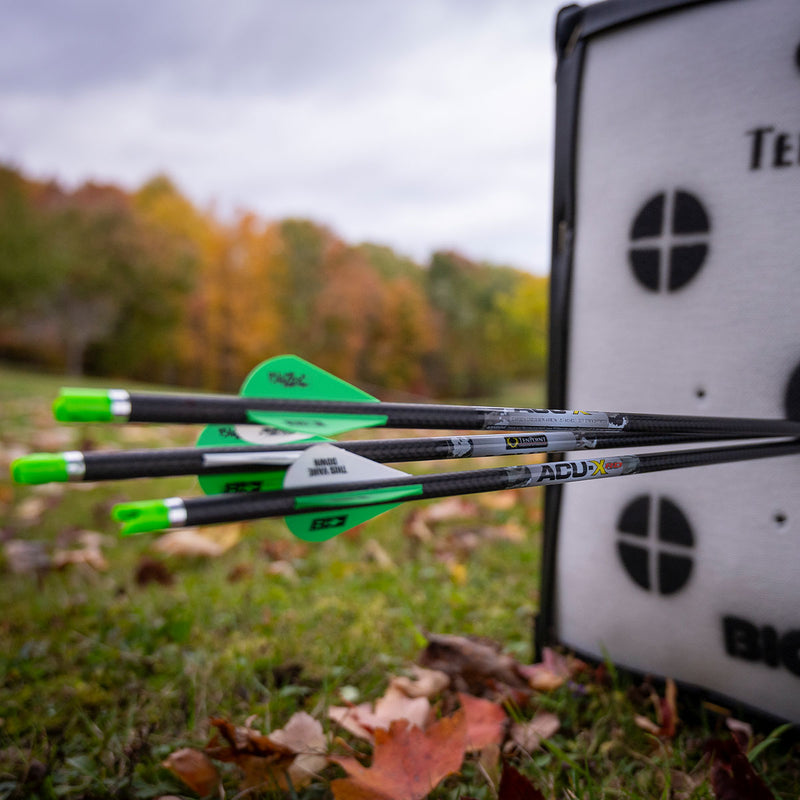 TenPoint - ACU-X Lighted RD Premium Carbon Arrows for Rail-less Reverse-Draw Crossbows 20" .001" 3/CT - Arrow Shafts