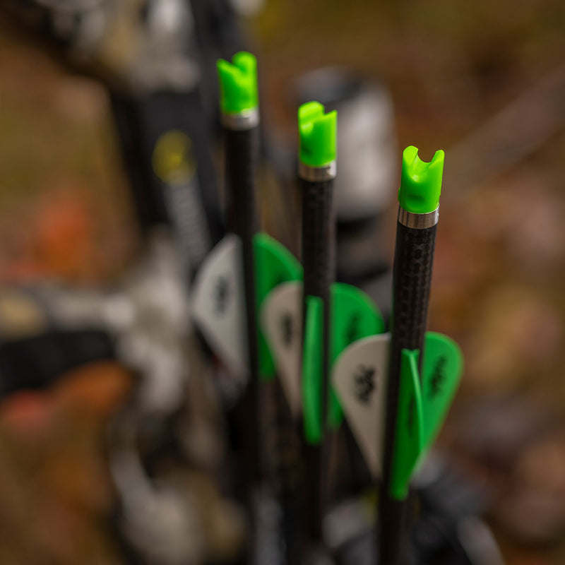 TenPoint - ACU-X Lighted Carbon Arrows for Rail-less Forward Draw Crossbows 20" .001" 3/CT - Arrow Shafts