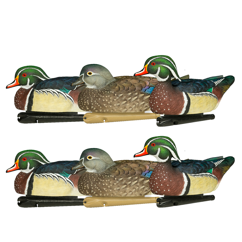 Avian-X - Topflight Wood Ducks 6 Floating Decoys