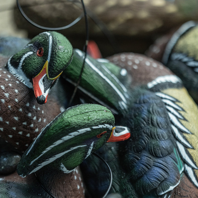 Avian-X - Topflight Wood Ducks 6 Floating Decoys