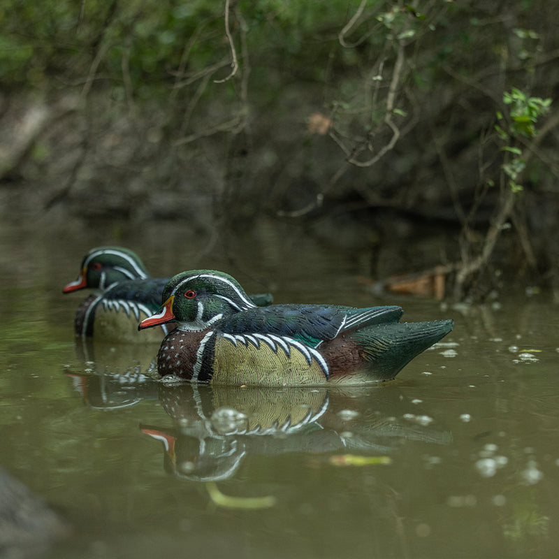 Avian-X - Topflight Wood Ducks 6 Floating Decoys