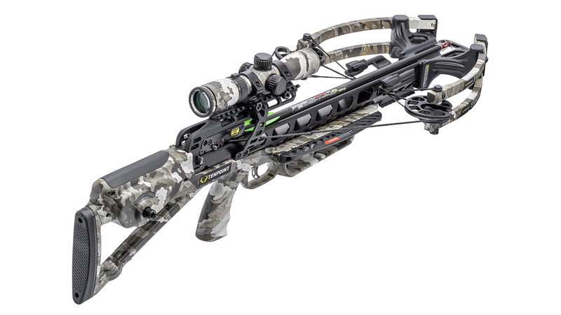 TenPoint - Turbo X Crossbow ACUslide RangeMaster 100 Vektra Camo Scope - Crossbow