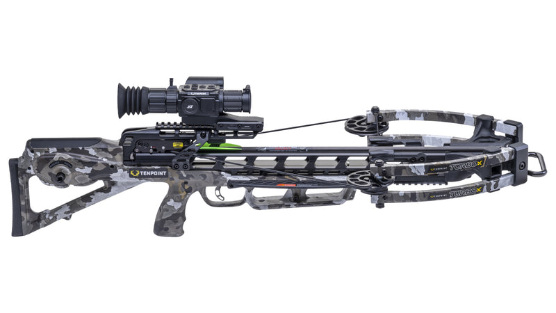 TenPoint - Turbo X Vision Crossbow ACUslide Vision RF Scope Vektra Camo - Crossbow