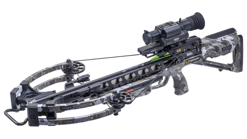 TenPoint - Turbo X Vision Crossbow ACUslide Vision RF Scope Vektra Camo - Crossbow