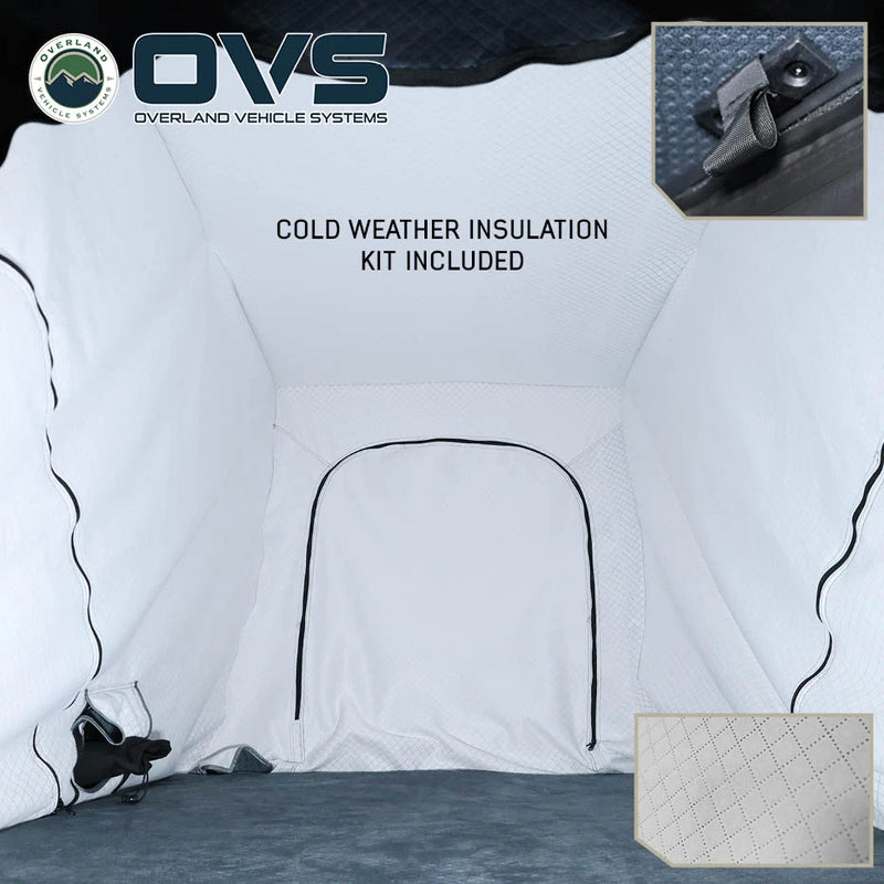XD K2 Dual Action Clam Shell 2 Person Aluminum Hard Shell Roof Top Tent, Blue Body & Black Rainfly
