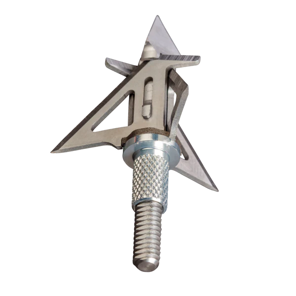 Bear Archery - SIK 3-Blade Mechanical F3 Crossbow Broadhead Silver - Broadheads